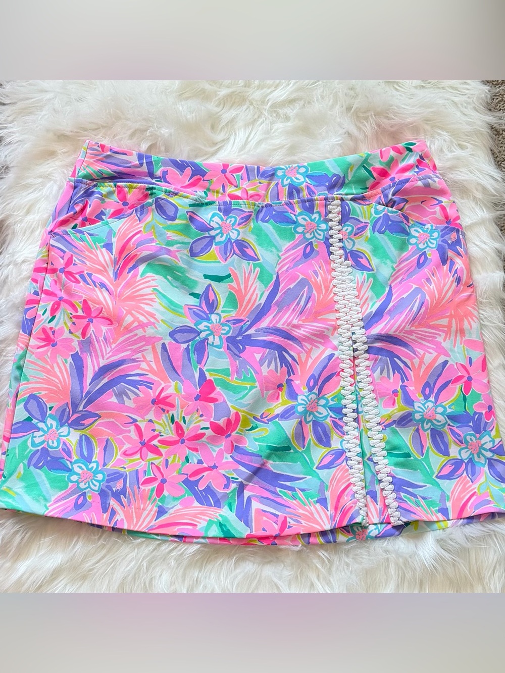 EUC Lilly Pulitzer Women’s Skort Sz 14 “It was all a dream”